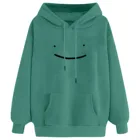 Толстовка Женская с длинным рукавом, милый свитшот с принтом, худи в стиле Харадзюку, большие размеры