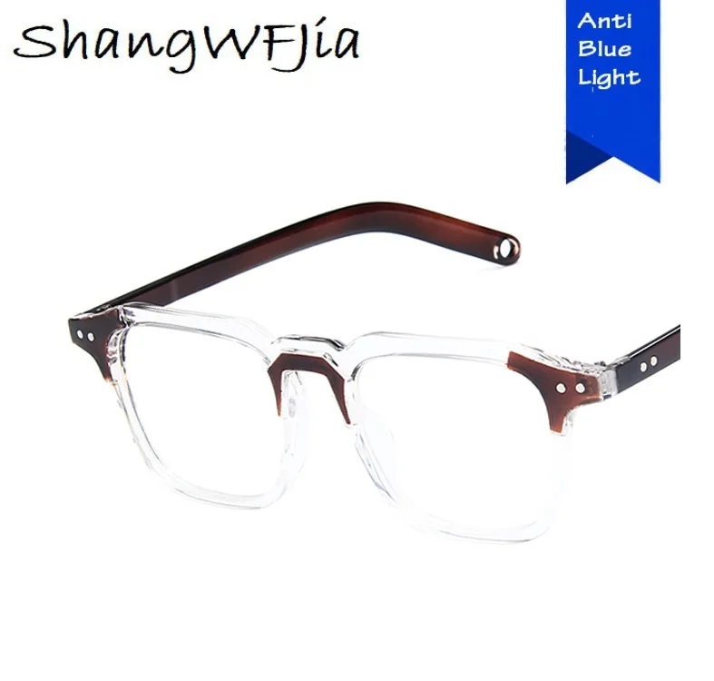 Anti Blue 2019l square Glasses Women Computer blue light blocking glasses Radiation Goggles Spectacles Eyeglasses Men