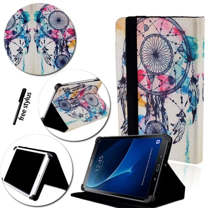 KK& LL для samsung Galaxy Tab 2 P5100/Tab 3 P5200 GT-P5210/Tab 4 SM-T535 T533 T536 10,"-кожаный чехол-книжка для планшета - Цвет: Dream Catcher