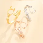 Заготовка для кольца 6x8 мм7x9 мм9x11 мм, Овальные Кабошоны, кольцо в БАМБУКОВОМ стиле, позолоченное, 925 серебряное регулируемое основание кольца SR0104