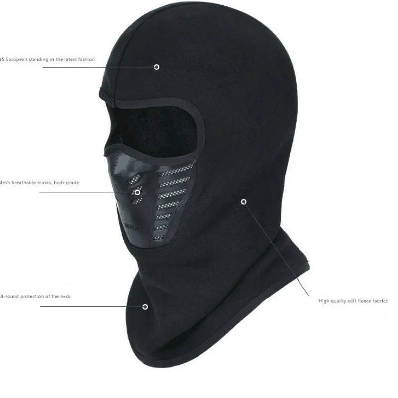 Шапка в масках флисовая зимняя шапка теплая ветрозащитная для мужчин и женщин