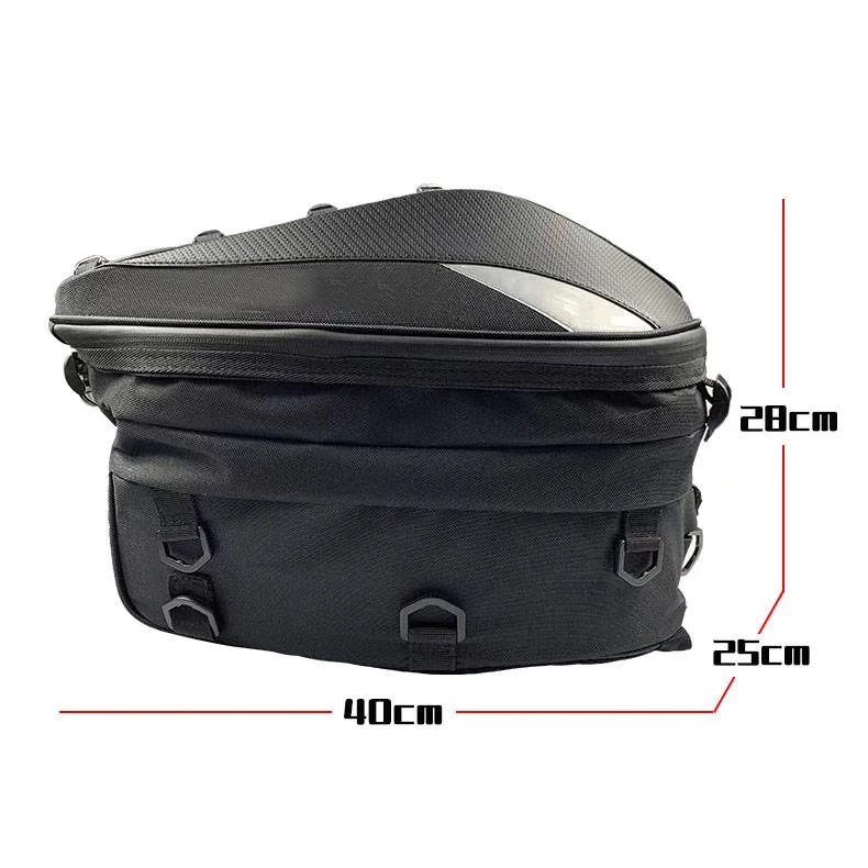 

Back Seat Bags Motocross Motorbike Mountain Bicycle Offroad Street Moto Black Bag