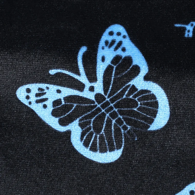 

ZN Woman Dress 2020 Spring Summer Clothes Sleeveless Spaghetti Strap Knee-Length A-line Dresses Butterfly Print Dress Black New