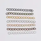 Удлинитель цепочки для ожерелья, 50 мм, 70 мм, 100 шт.лот