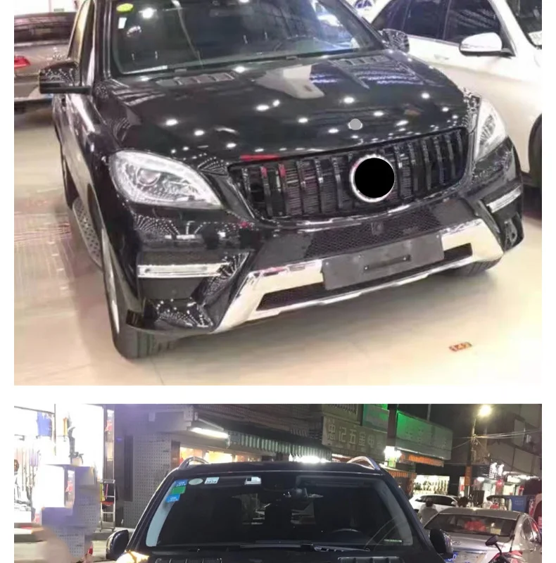GT Передняя решетка для mercedes W166 2012- ML класс ML300 ML320 ML350 ML400 ML450 ABS передний Стайлинг автомобильной решетки