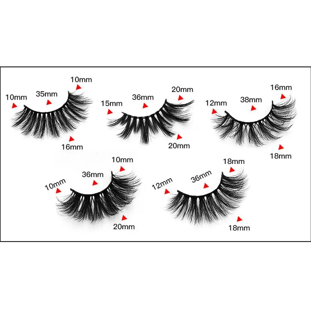 

3D Makeup Eyelashes Mink Eyelashes Fluffy Soft Small Long Natural Eyelashes Eyelashes False Eyelashes Reusable Cross Volume J9F3
