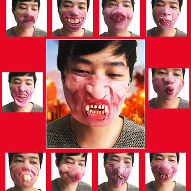 1 шт./лот ужасные забавные страшные латексные маски клоуна для маскарада вечерние