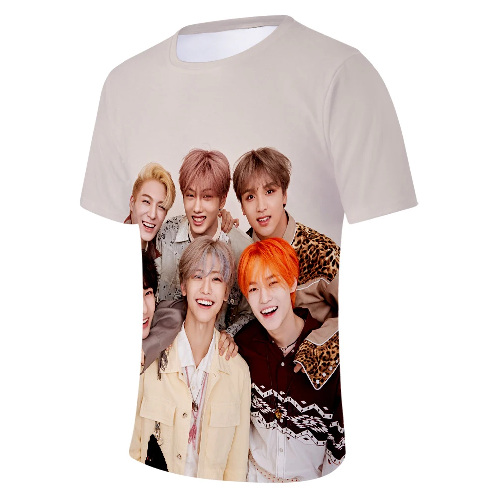KPOP NCT DREAM 2019 новая футболка с 3D принтом альбома WE BOOM Мужская/женская летняя