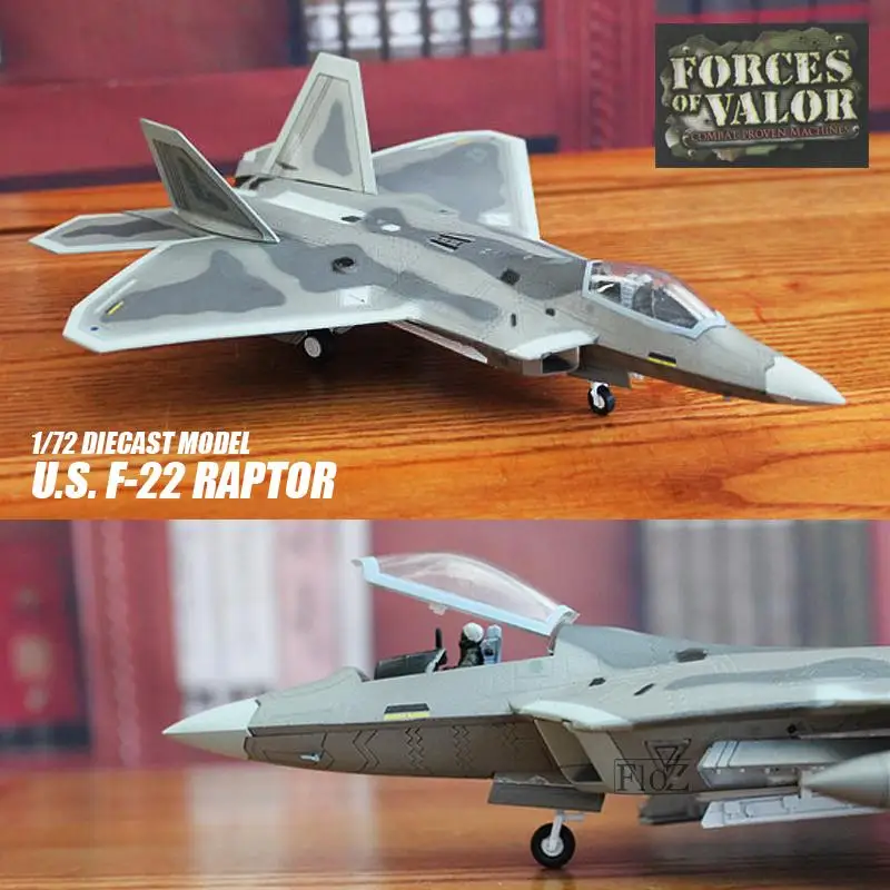 U.S. F 22 RAPTOR 1/72 литая модель самолета FOV| |