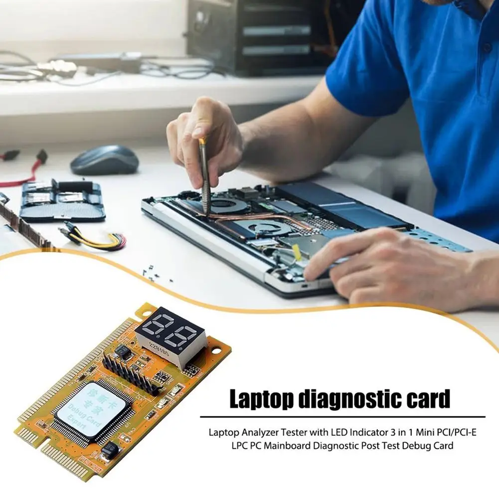 Диагностическая карта 3 в 1 Mini PCI E LPC для ноутбука тестер металлоанализатора ИТ