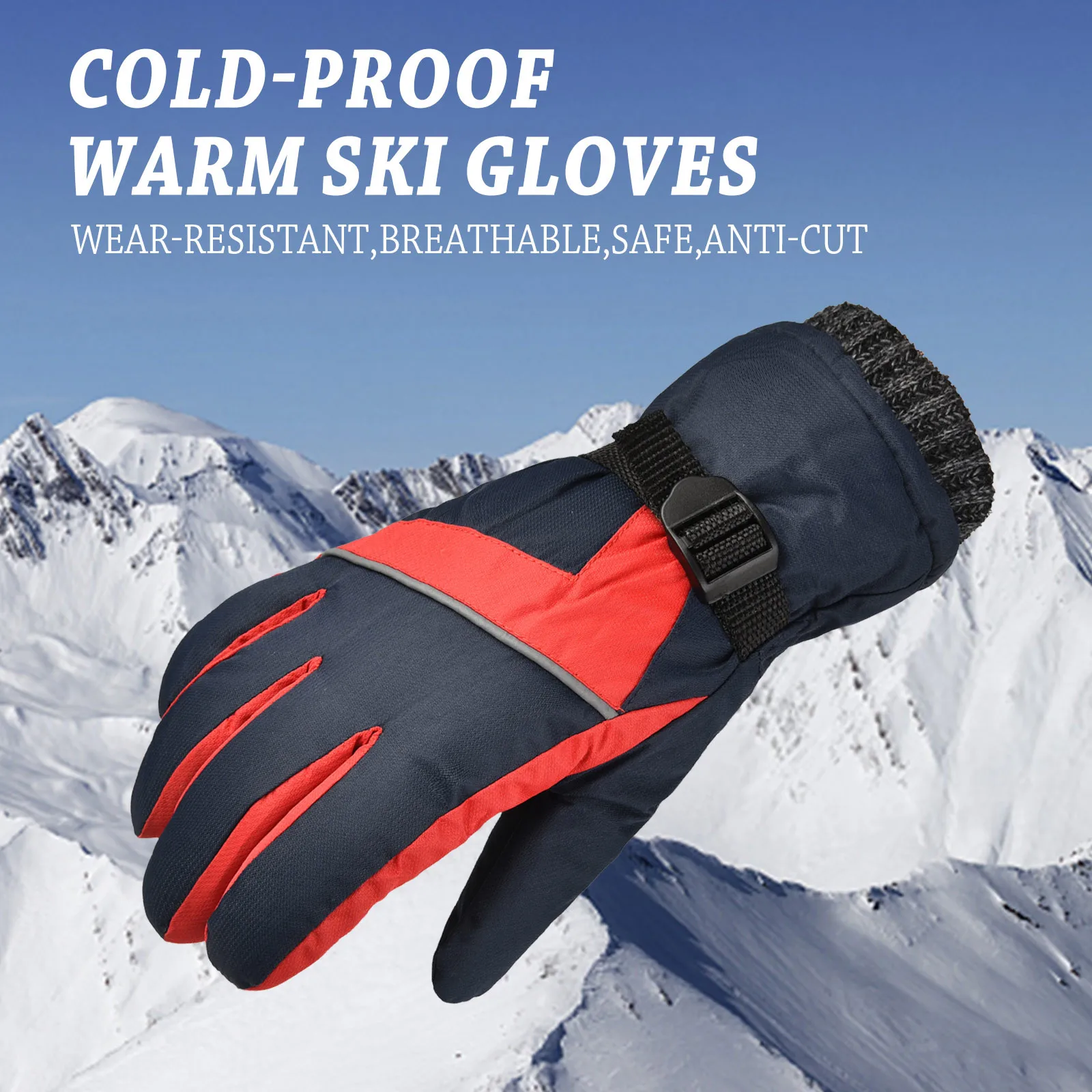 Новинка 2021 лыжные перчатки зимние мужские и женские теплые матовые для женщин