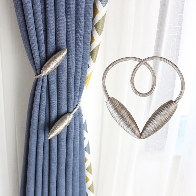 

1Pc Arbitrary Shape Curtain Tiebacks Home Decoration Accessories Curtains Tieback for Room Holder Clamp Decor Adjustable Clamps
