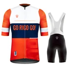 Костюм велосипедный GO RIGO GO мужской, рубашка с коротким рукавом, Джерси для велоспорта, лето 2021