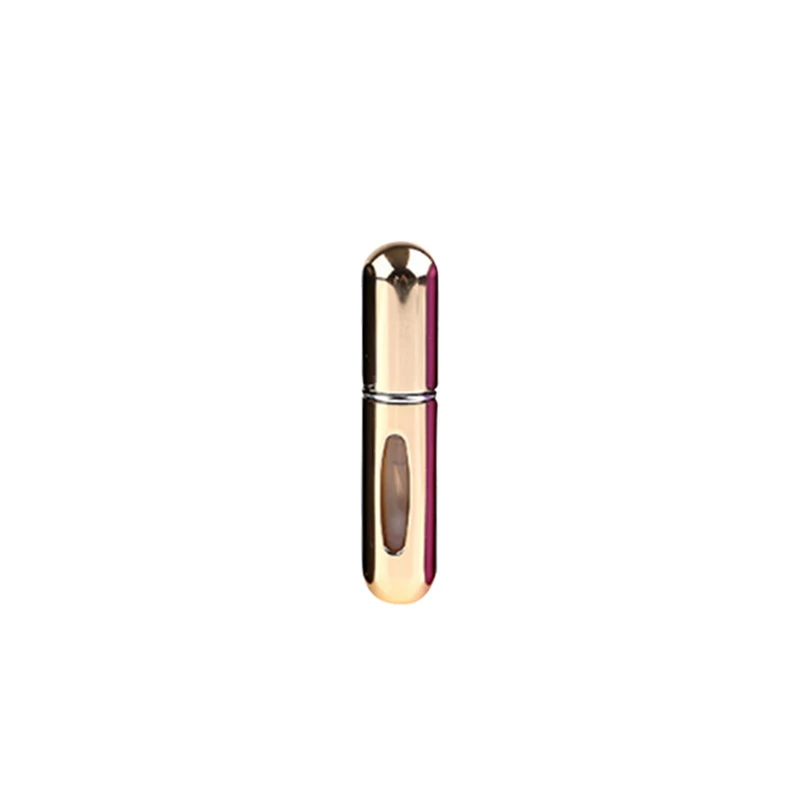 Light Gold CARRYWON 5 мл портативный мини алюминиевый многоразовый флакон для духов спрей косметический контейнер рециркуляционный самооткачивающийся флакон для духов - Цвет: Light Gold