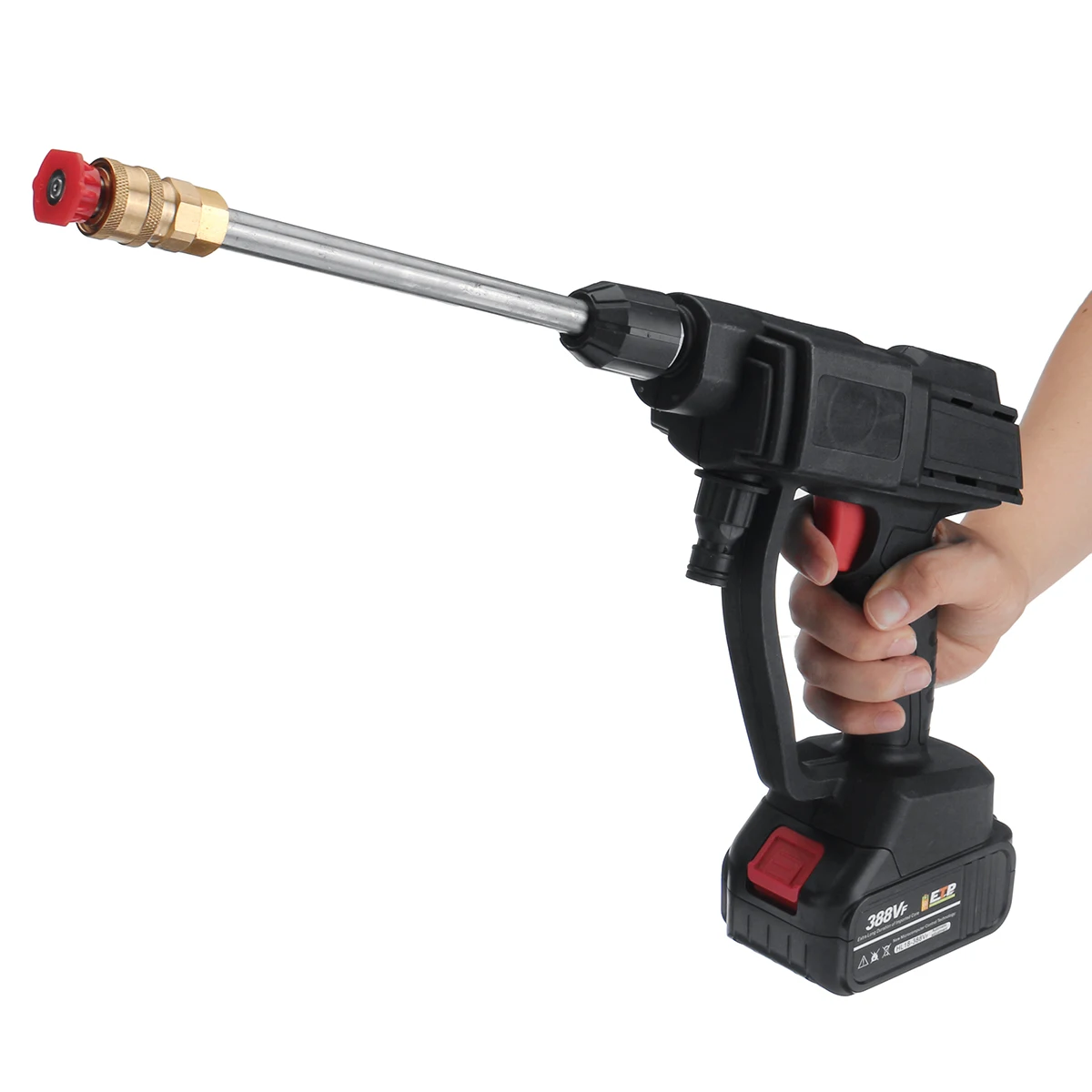 Скидка Беспроводной пистолет-распылитель воды, 20000 мАч, 30 бар, мойка автомобиля, пеногенератор высокого давления, Портативная Домашняя стиральная ... Дешево Беспроводной пистолет-распылитель воды, 20000 мАч, 30 бар, мойка автомобиля, пеногенератор высокого давления, Портативная Домашняя стиральная ...