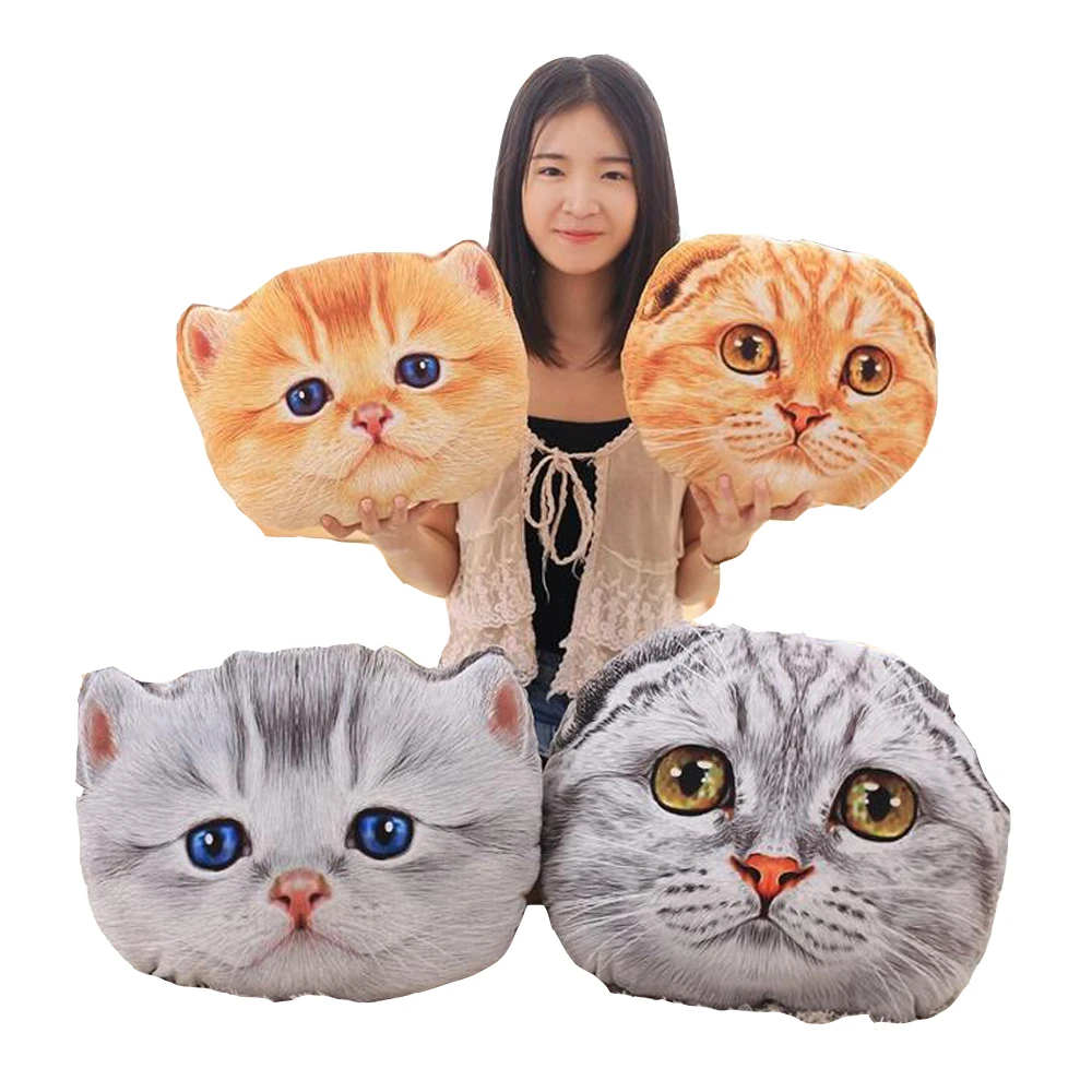

Pillow Cushions Creative 3d Birthday And Christmas Gifts Children Stuffed Plush Toys