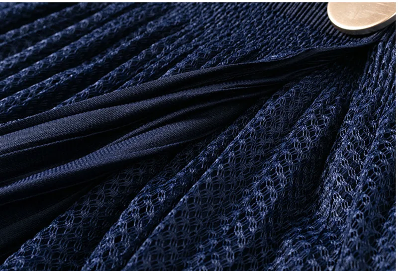 Женское длинное плиссированное платье LANMREM винтажное свободное эластичное