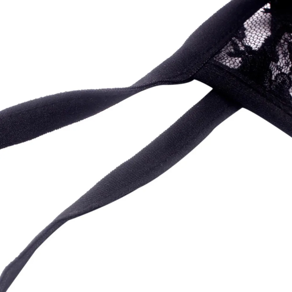 

Hot Erotic Sexy Lingerie Women's See-through Lace Bandage Underwear Perspective Temptation Three Point Suits Sexy Lingerie