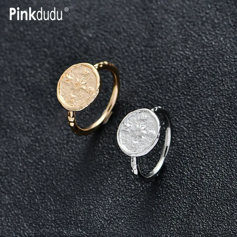 Pinkdudu Новое поступление трендовые золотые серебряные цвета металлический сплав