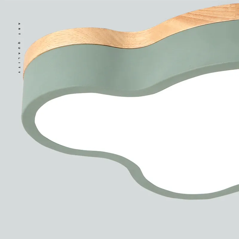 Современный светодиодный потолочный светильник Крытый настенный древесины Цвет