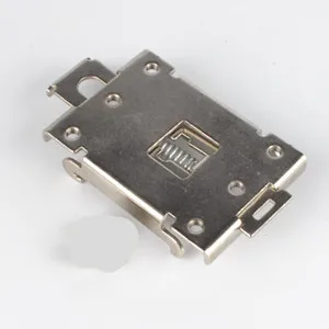 without 2 screws Однофазный 35 мм DIN rail фиксированный твердотельные реле зажим - Цвет: without 2 screws