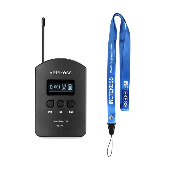 Retekess TT103 UHF беспроводной передатчик для гида системы встречи церкви синхронного перевода