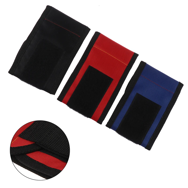 

Hot 3 Rows 6 Magnets) Magnetic Wristband Hand Wraps Tool Bag Electrician Wrist Screws Holder Bracelet For Home Repair