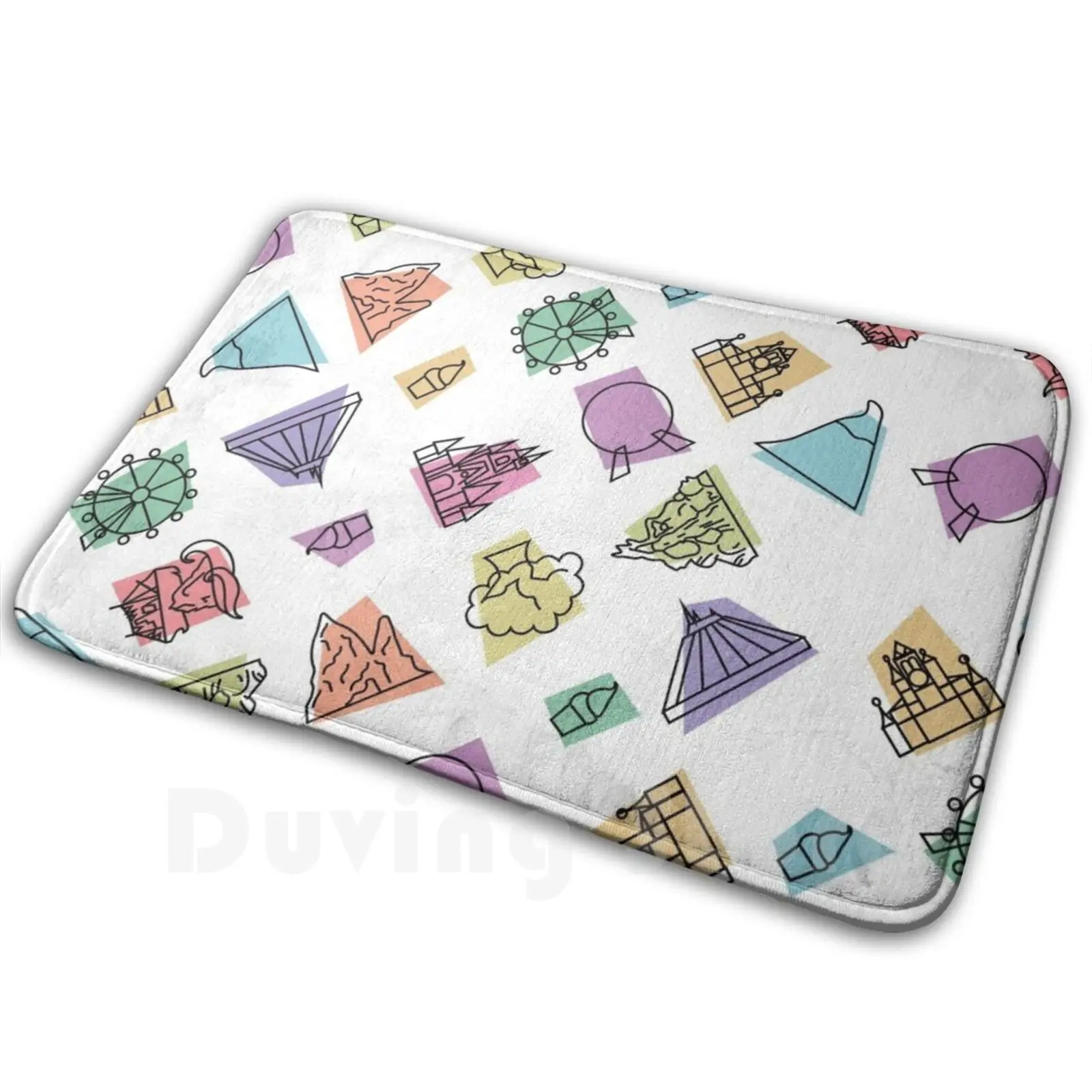 С радостью с изображением героев мультфильма Ever After коврик ковер анти-скольжение