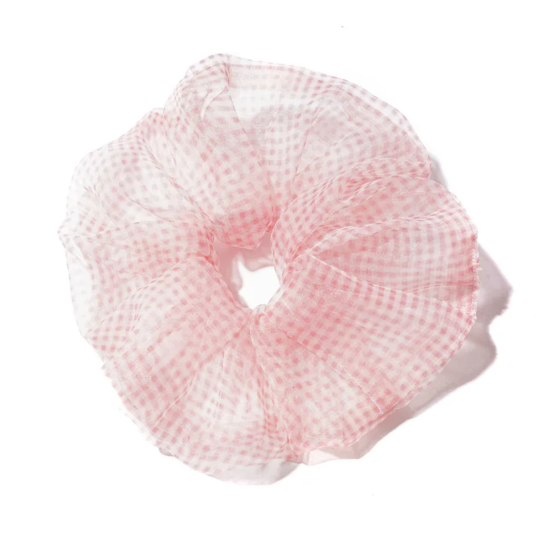 

Three state super fairy net lattice new ultra-thin large intestine hair ring