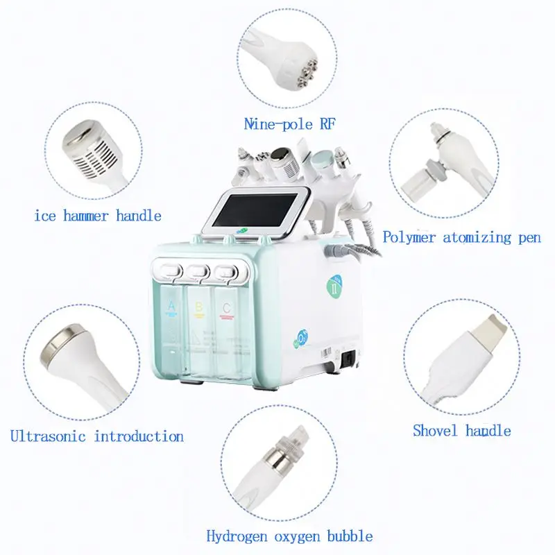 

2019 Upgraded Version Hottest 6 In 1 Hydra facials Machine Small Bubble Skin Treatment Machines