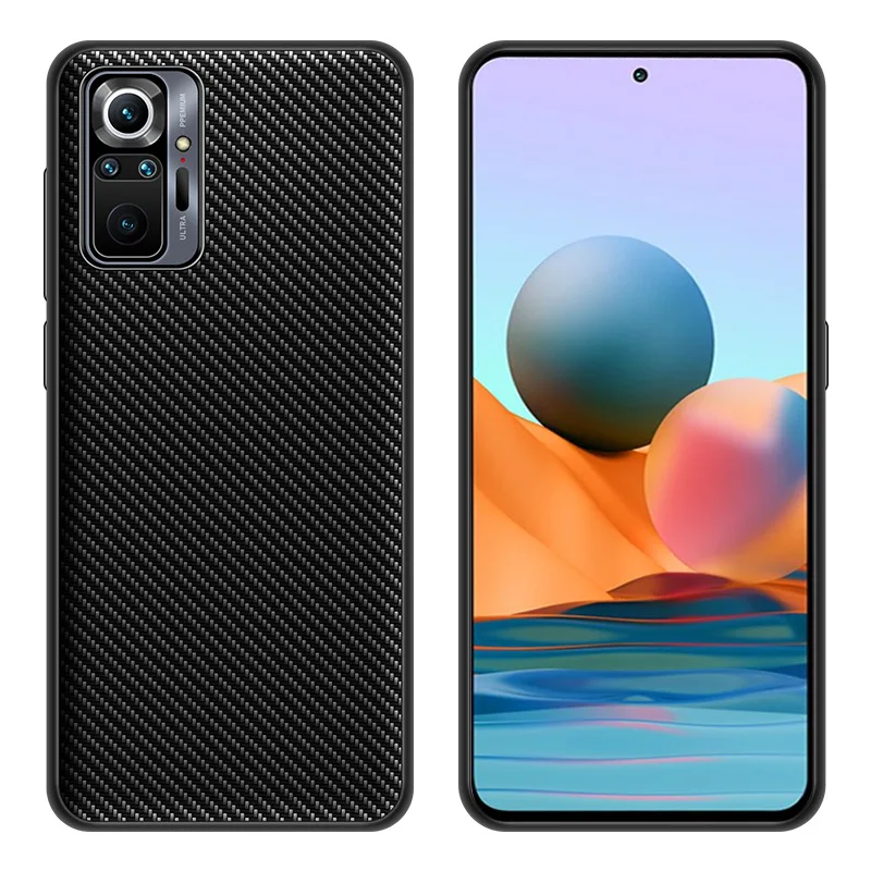 

Чехол для телефона Redmi Note10 pro max, задняя крышка мобильного телефона, Ультратонкий защитный чехол из углеродного волокна с защитой от падения