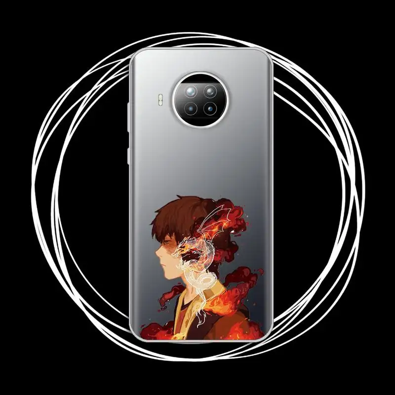 

Avatar The Last Airbender Phone Case Transparent for Xiaomi Redmi note 10 t 8 9 pro lite 11