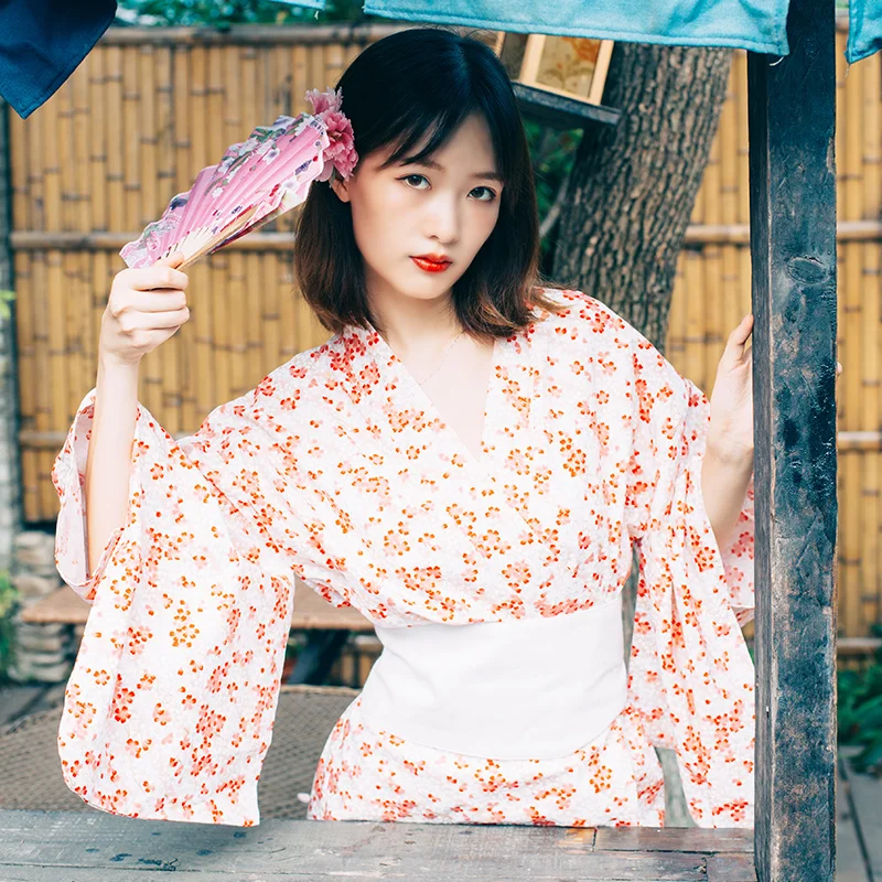 Традиционное японское кимоно Vestido Japones Пижама Халат Yukata женский халат Гейша Ropa