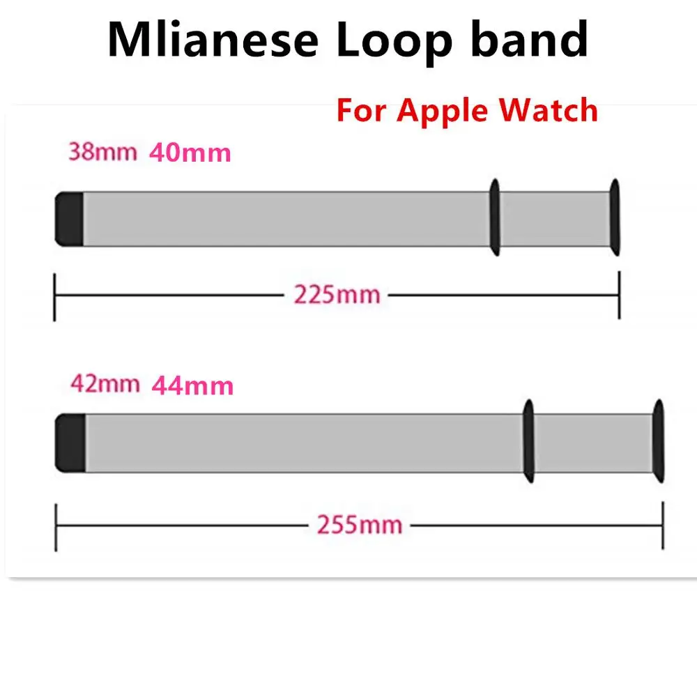 Ремешок для apple watch ремешок Миланская петля apple watch 5 4 3 ремешок 44 мм/40 мм iwatch ремешок 5 42 мм 38 мм pulseira ремешок для часов браслет