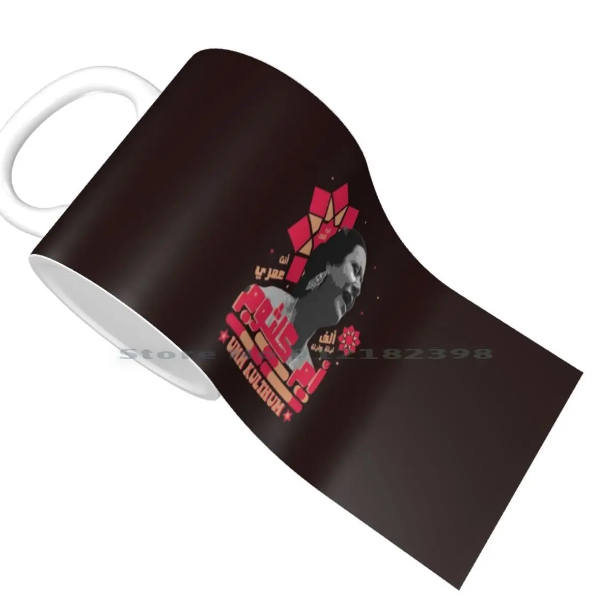 Umm Kulthum Pop Art-? ????? Керамические кружки кофейные чашки Кружка для молока и чая чашка