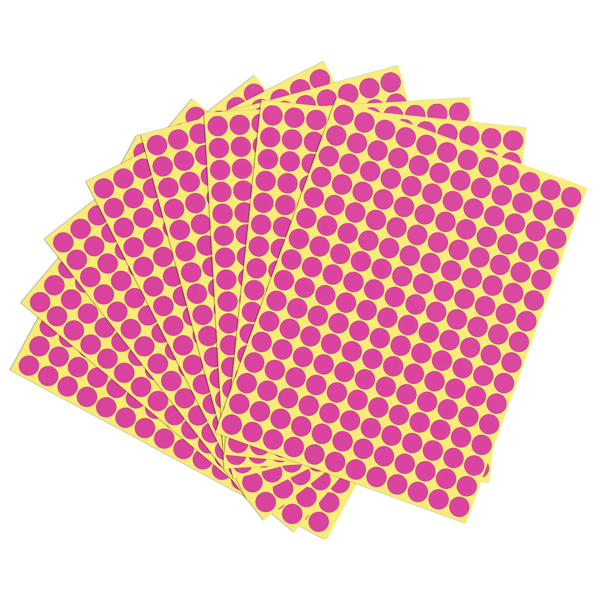 

Uxcell Color Sticker Round Label 16mm for Office Marker Rose Red Pack of 1620