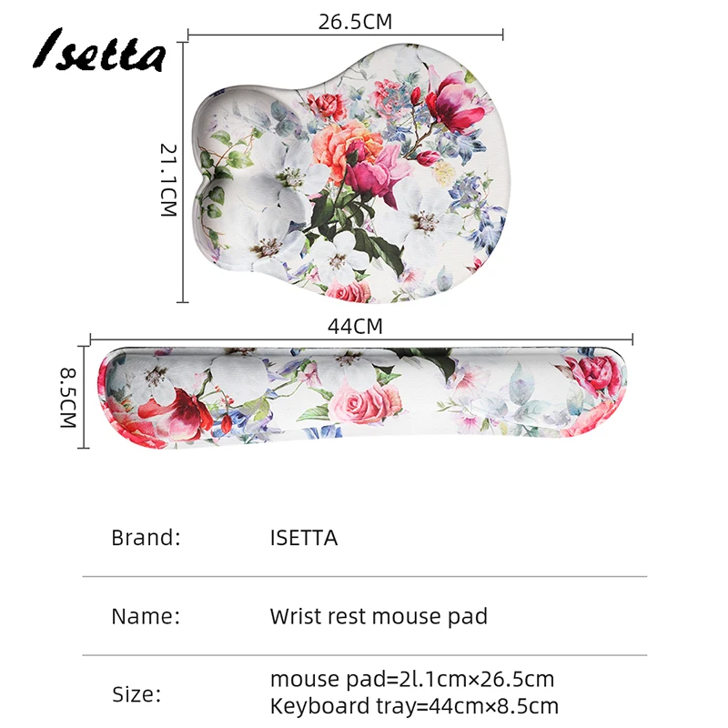 silica gel gaming mouse pad with wrist rest support memory foam anti slip comfort pad for laptop computer office free global shipping