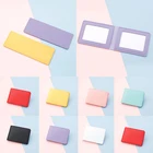 Ультратонкий держатель для водительского удостоверения из искусственной кожи, защитный чехол карамельных цветов для водительского удостоверения, держатель для визиток, мини-кошелек, чехол