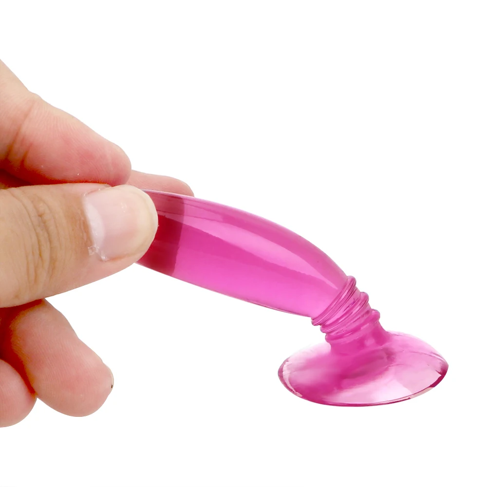 OLO Anal Dildo Masturbation Sex Toys for Men Women Real Skin Feeling Prostate Massager Butt Plug Beginner Jelly | Красота и здоровье