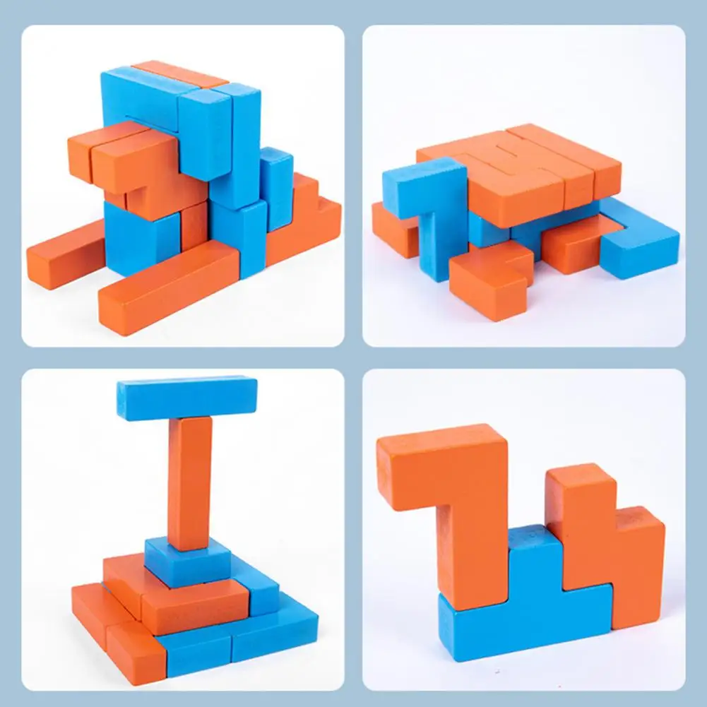 Конструктор детский универсальный деревянный простая в использовании игрушка |