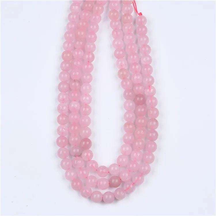 

Factory Produce Natural Rose Quartz Healing Crystal round 8mm stone beads