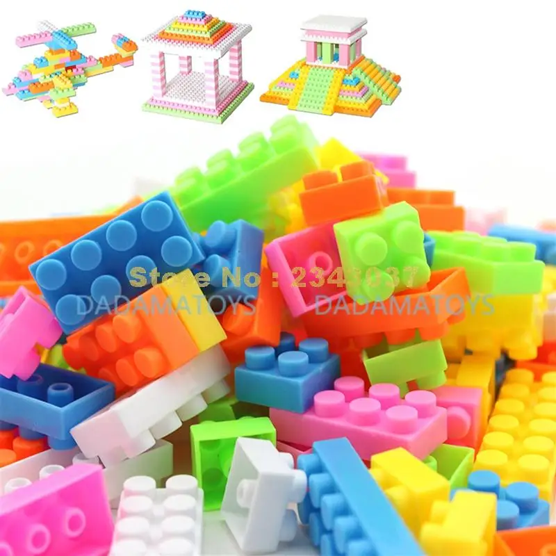 144 шт. эко-ly мелких частиц образовательные строительные блоки игрушки | Игрушки и
