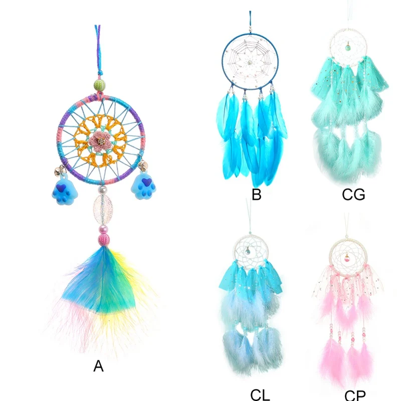 

Retro Dreamnet DIY Handmade Dream Net For Hanging Decoration Gift Car Household Dream Net Festive Party Supplies