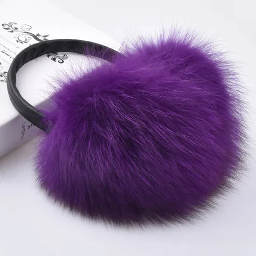 Женские теплые меховые наушники на зиму весну и осень ультраяркие женские из