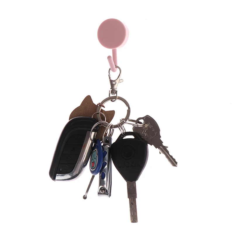 

10Pcs Cute Creative Sticker Hook Free Punch Wall Sticker Seamless Hook Key Placement Classification