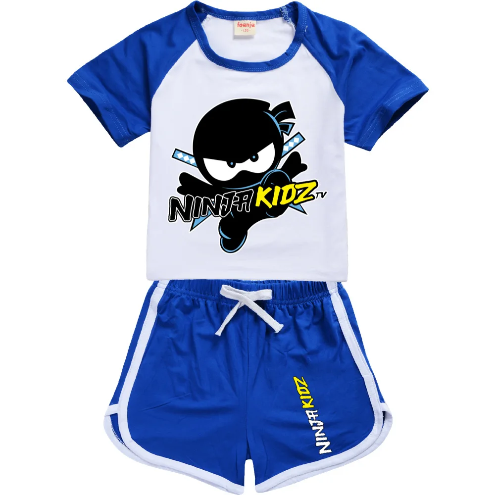 Шпионский ниндзя новинка 100-170 Amazon футболка и шорты повседневный спортивный