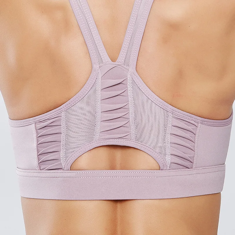 Спортивный бюстгальтер для женщин ударопрочный плотный жилет спортивный топ