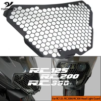 for rc125 rc200 rc390 rc 125 200 390 2014 2020 2015 2016 2017 2018 2019 motorcycle grille headlight protector guard lense cover
