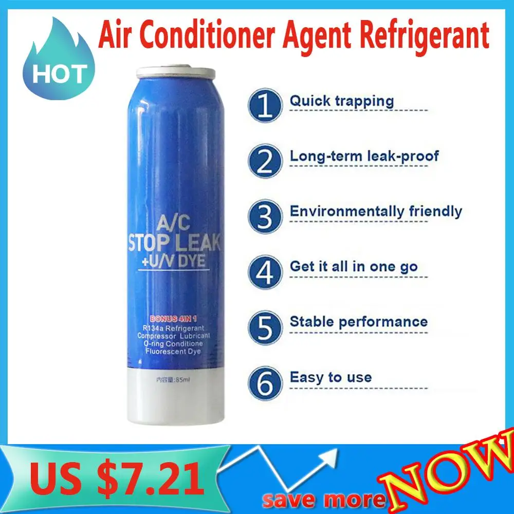 Агент для утечки воздуха долговечный Универсальный Флуоресцентный