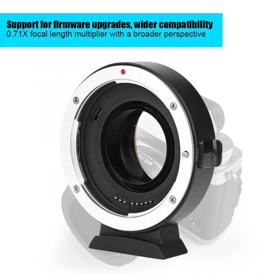 VILTROX EF FX2 0.71x Адаптер для крепления автофокуса объектива Canon EF/EF S к беззеркальному